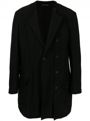 Однобортный пиджак Yohji Yamamoto. Цвет: черный