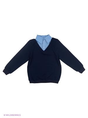 Обманка Пуловер 80 LVL. Цвет: темно-синий