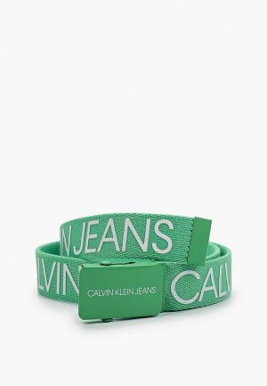 Ремень Calvin Klein Jeans. Цвет: бирюзовый