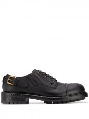 Туфли дерби с пряжками Dolce & Gabbana. Цвет: черный
