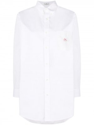 Рубашка с накладным карманом Etro. Цвет: белый