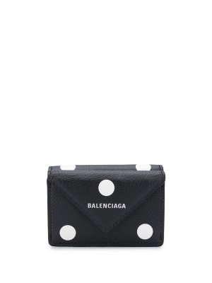 Мини-кошелек Papier Balenciaga. Цвет: черный