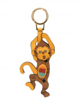 MCM Zoo 2D Monkey popular Leather Keychain