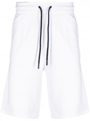 Спортивные шорты с вышивкой Sun 68. Цвет: белый