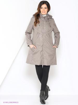 Куртка ANNE Maritta. Цвет: серо-коричневый