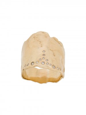 Кольцо Izia №3 из желтого золота с бриллиантами Pascale Monvoisin. Цвет: золотистый