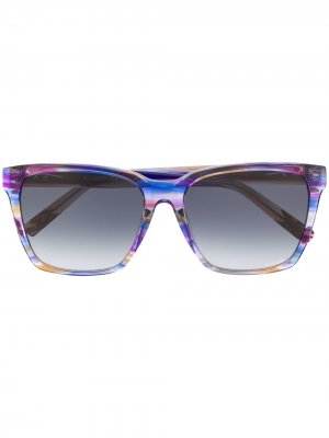 Солнцезащитные очки 0008/S в квадратной оправе MISSONI EYEWEAR. Цвет: фиолетовый