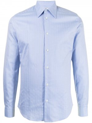 Полосатая рубашка pre-owned Hermès. Цвет: синий