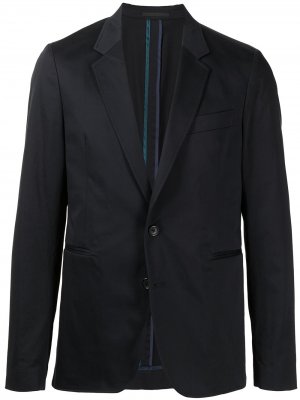 Однобортный пиджак PS Paul Smith. Цвет: синий
