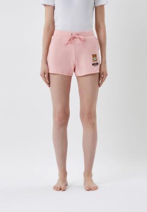 Шорты домашние Moschino Underwear. Цвет: розовый