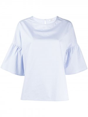 Блузка с короткими рукавами Peserico. Цвет: синий