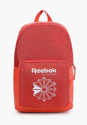 Рюкзак Reebok Classic. Цвет: красный