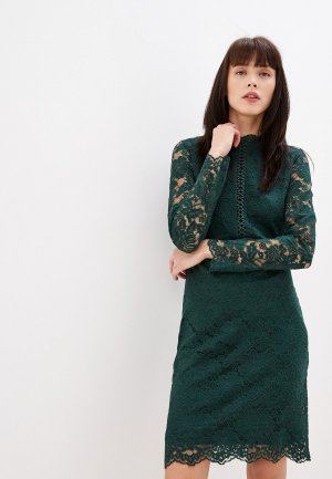 Платье Vila. Цвет: зеленый