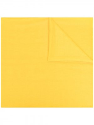 Шарф с логотипом Hermès. Цвет: желтый