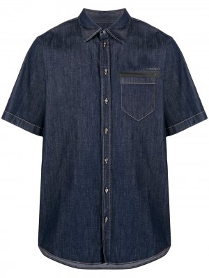 Джинсовая рубашка с короткими рукавами Dsquared2. Цвет: синий