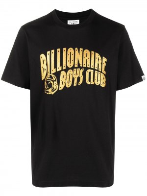 Футболка с короткими рукавами и логотипом Billionaire Boys Club. Цвет: черный
