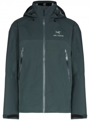 Arcteryx куртка Beta с капюшоном Arc'teryx. Цвет: синий