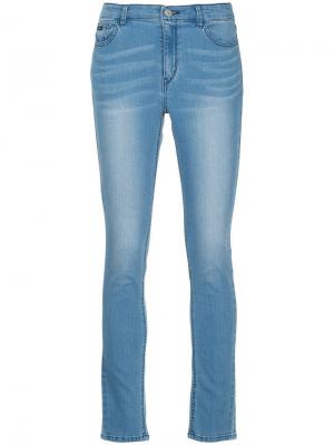 Облегающие джинсы классического кроя Loveless. Цвет: синий