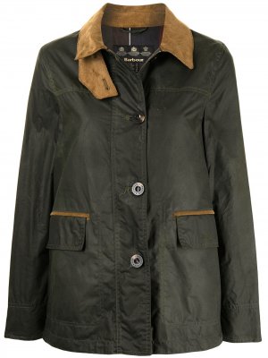 Легкая вощеная куртка Barbour. Цвет: зеленый