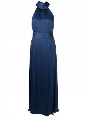 Вечернее платье Tatum с вырезом халтер Sachin & Babi. Цвет: синий