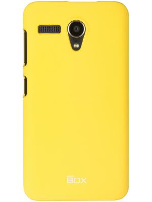 Накладка для Lenovo A606 skinBOX. Цвет: желтый