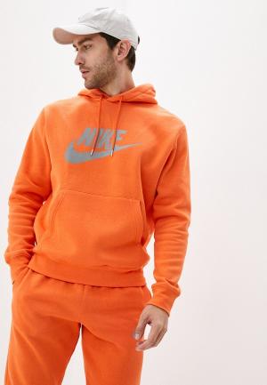Худи Nike. Цвет: оранжевый