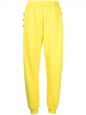 Спортивные брюки Iconic Plein Philipp. Цвет: желтый