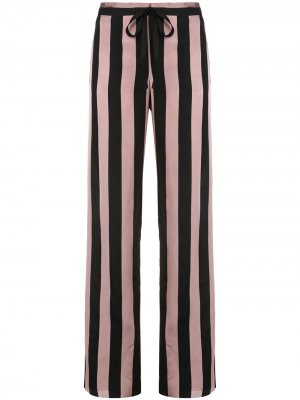 MarquesAlmeida полосатые брюки с высокой талией Marques'Almeida. Цвет: розовый