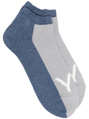 Носки в двух тонах Yohji Yamamoto. Цвет: серый