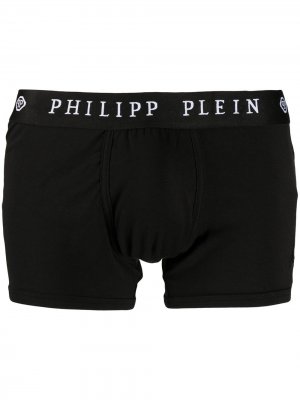 Боксеры с вышивкой Philipp Plein. Цвет: черный
