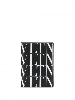 Бумажник с логотипом VLTN Valentino Garavani. Цвет: черный