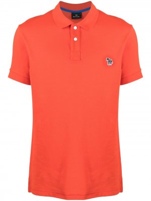 Рубашка поло с короткими рукавами и нашивкой-логотипом PS Paul Smith. Цвет: красный