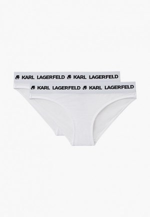 Трусы 2 шт. Karl Lagerfeld. Цвет: белый