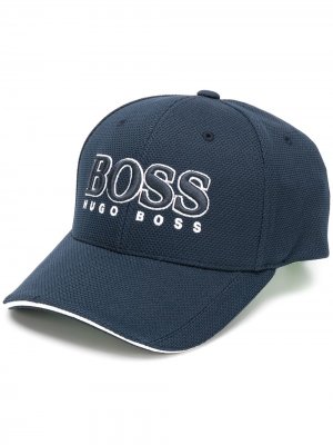 Кепка с логотипом BOSS. Цвет: синий