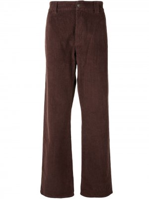 Вельветовые брюки MSGM. Цвет: коричневый