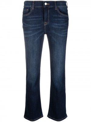 Укороченные джинсы Emporio Armani. Цвет: синий