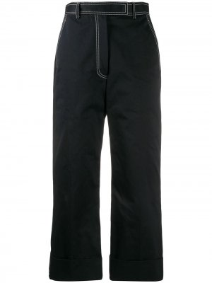 Укороченные брюки Thom Browne. Цвет: синий