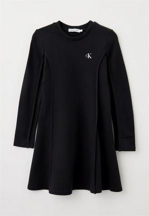 Платье Calvin Klein Jeans. Цвет: черный