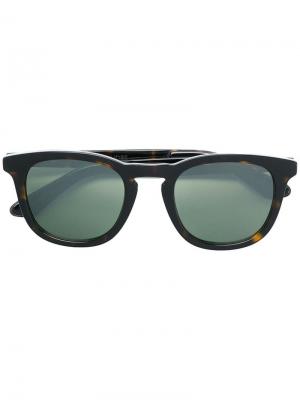 Солнцезащитные очки Ben 50 с эффектом черепашьего панциря Jimmy Choo Eyewear. Цвет: коричневый