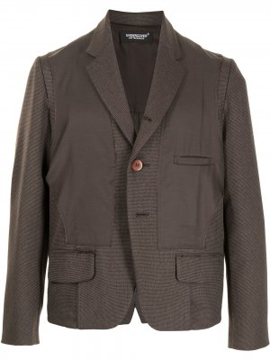 Деконструированный пиджак UNDERCOVER. Цвет: коричневый