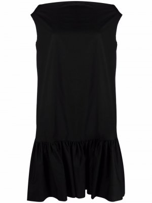 LAutre Chose ярусное платье с вырезом-лодочкой L'Autre. Цвет: черный