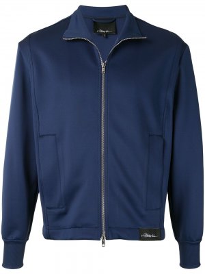 Спортивная куртка на молнии 3.1 Phillip Lim. Цвет: синий