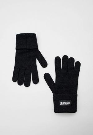 Перчатки Moschino. Цвет: черный