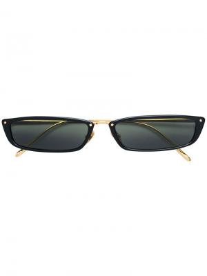 Narrow shaped sunglasses Linda Farrow. Цвет: черный