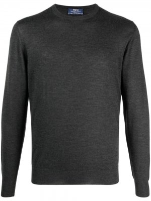 Кашемировый свитер с круглым вырезом Fedeli. Цвет: серый