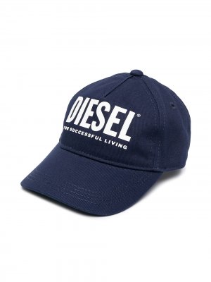Бейсболка с логотипом Diesel Kids. Цвет: синий