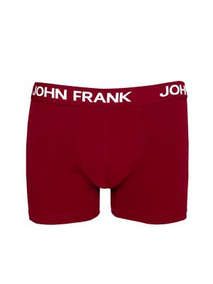 Боксеры мужские JOHN FRANK. Цвет: красный