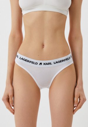 Трусы Karl Lagerfeld. Цвет: белый