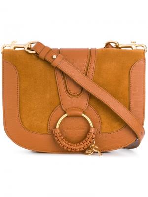 Средняя сумка через плечо Hana See by Chloé. Цвет: коричневый