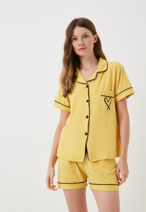 Пижама Winzor. Цвет: желтый